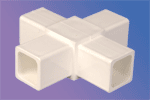 PVC Fittings Internal Male Sqare Cross