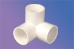 PVC Constructables PVC Tube and Pipe Connector and Fitting Systems 3 Way Elbow