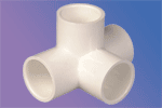 PVC Constructables PVC Tube and Pipe Connector and Fitting Systems 4 way Tee