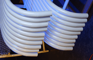 PVC plastic pipe and tube bending