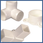 PVC and plastic pipe fittings