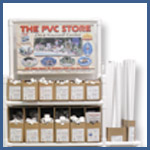 PVC store fittings and materials